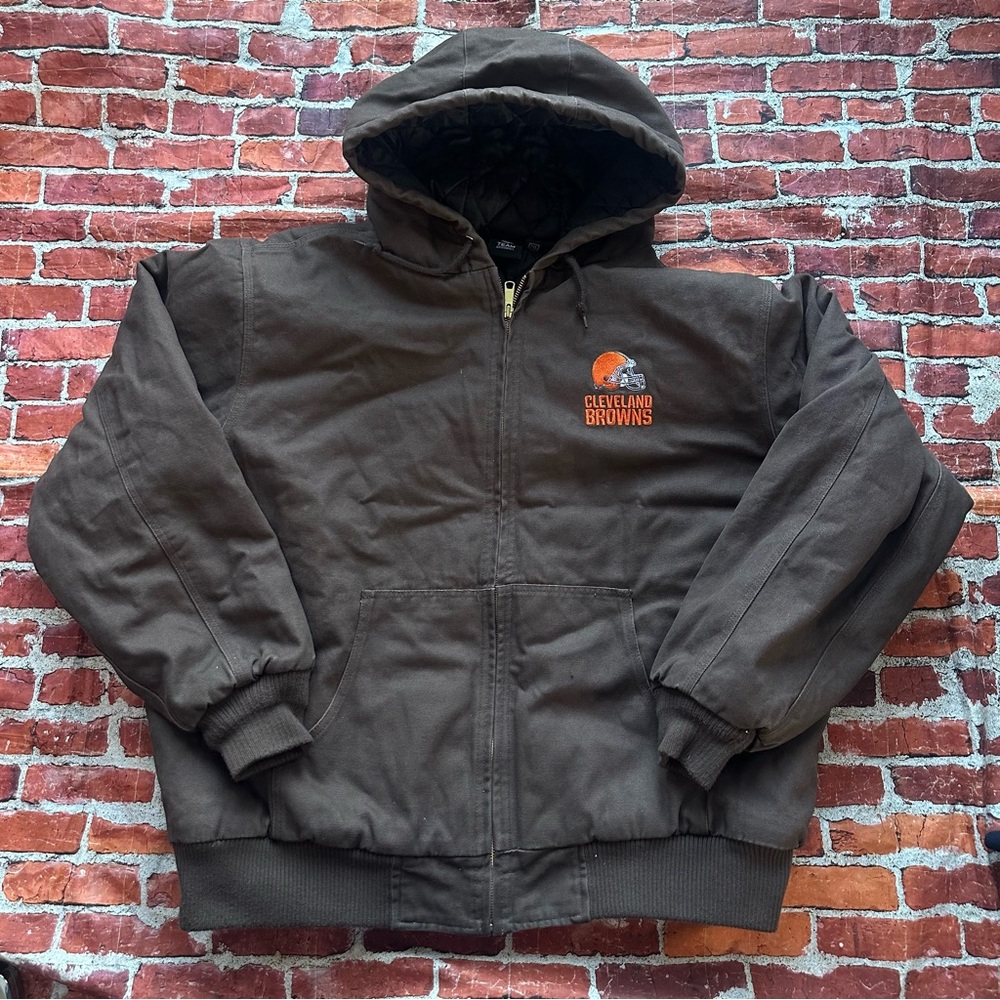 Cleveland Browns Dakota Cotton Canvas Hooded Jacket